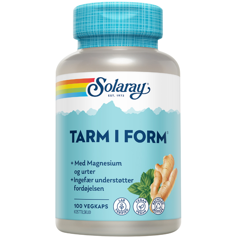 Solaray Tarm i Form (100 kaps)