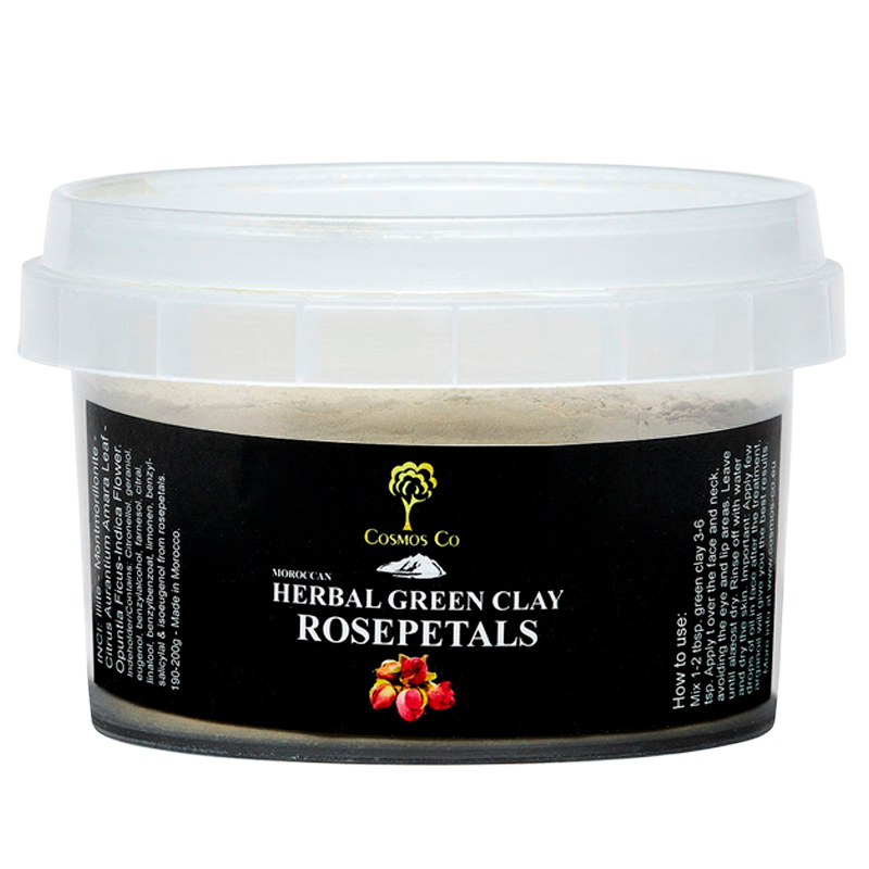 Cosmos Co Herbal Green Clay Rose (200 g)