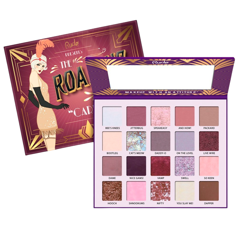 RUDE Cosmetics The Roaring 20s 20 Eyeshadow Palette Carefree (1 stk)
