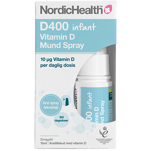 NordicHealth DLUX D3-vitaminspray småbørn/spædbørn (15 ml)