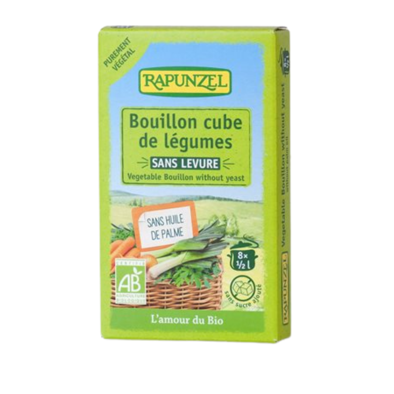 Biogan Bouillion Vegetabilsk 8 Tern U. Gær Ø (80 gr)