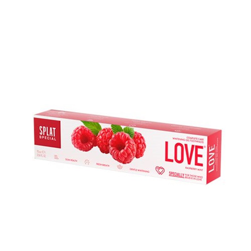 Splat LOVE Tandpasta Whitening m. hindbærsmag (75 ml)