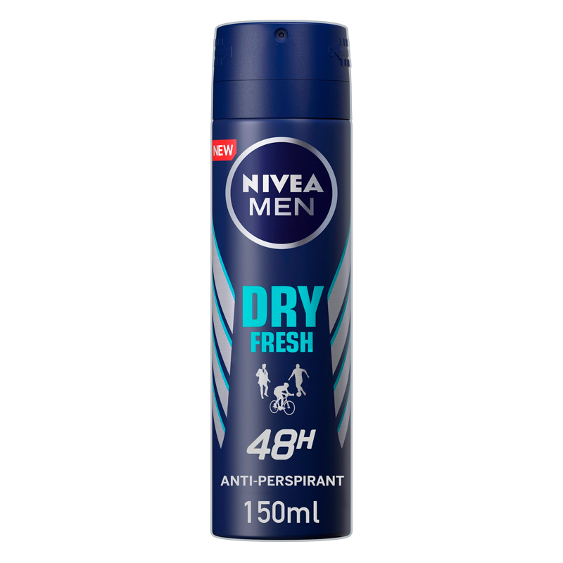 Nivea for Men Dry Fresh Male Spray (150 ml)