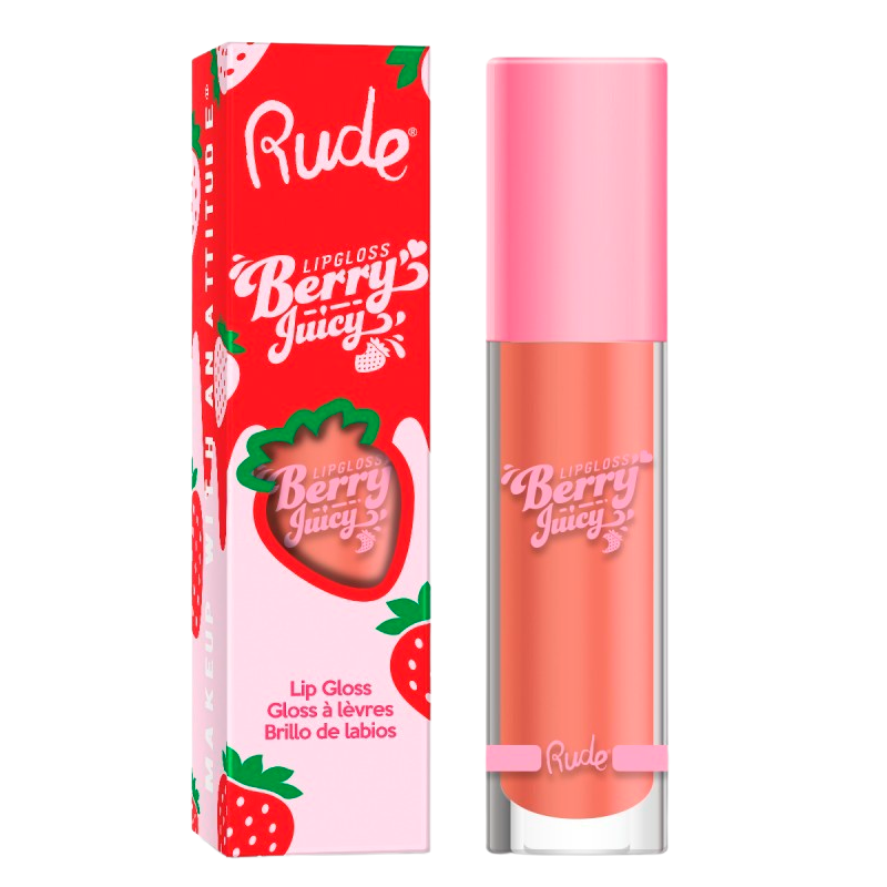 RUDE Cosmetics Berry Juicy Lip Gloss Nudist (1 stk)