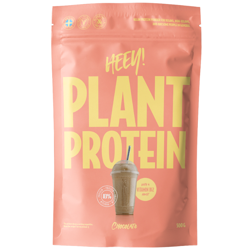 Heey! Vegan Plant Protein + Vitamin B12 Chocolate (500 g)