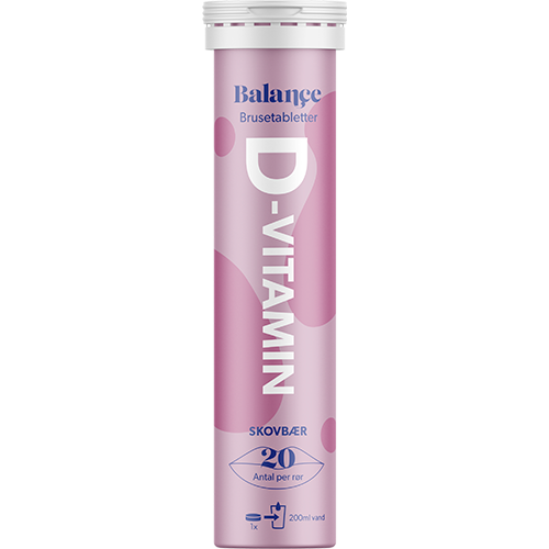 Balance Brusetabletter D-Vitamin (20 tabl)