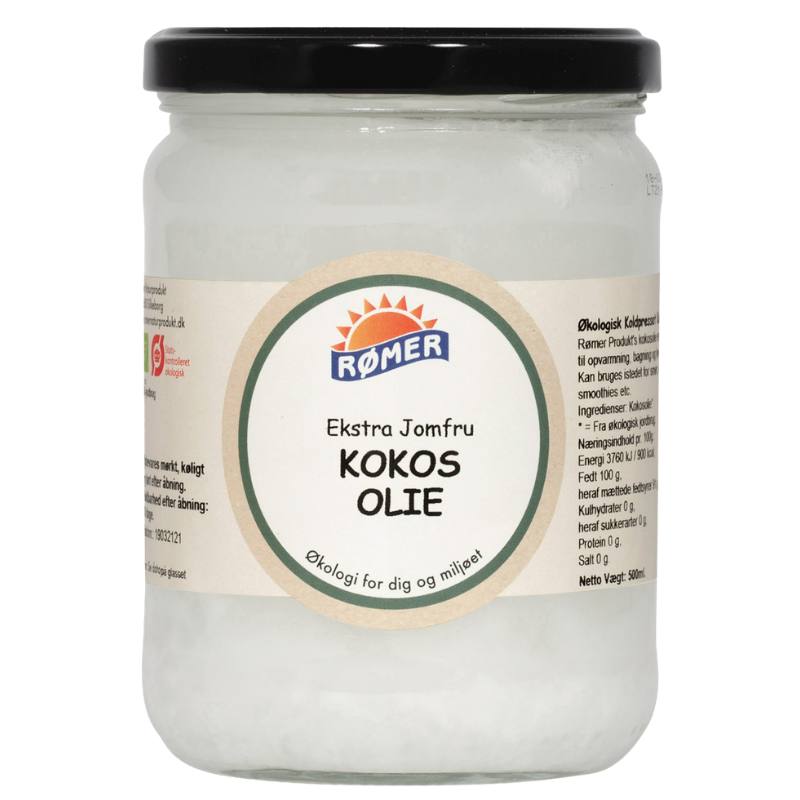 Kokosolie Ekstra Jomfru Ø Koldpresset 500 ml