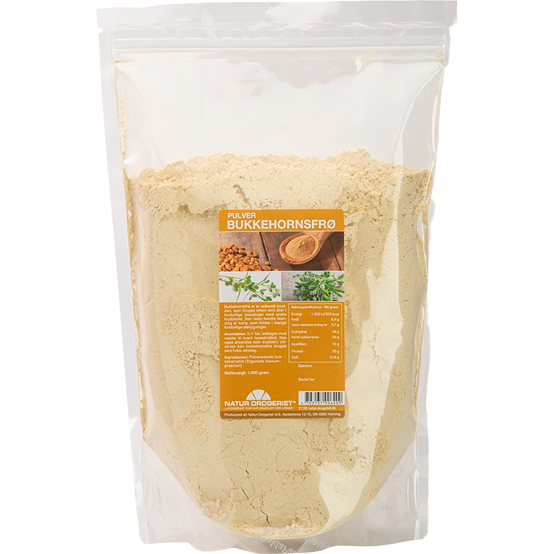 Bukkehornsfrø Pulver