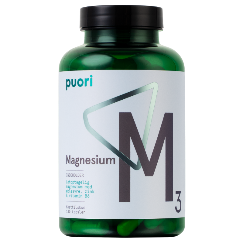 Puori Magnesium M3 (180 kapsler)