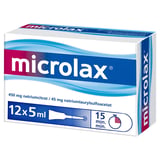 Microlax Rektalvæske 9+90 mg/ml (12 x 5 ml)