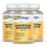 3 x Solaray Magnesium Glycinate (120 kaps)