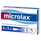 Microlax Rektalvæske  9+90 mg/ml (4x5 ml)