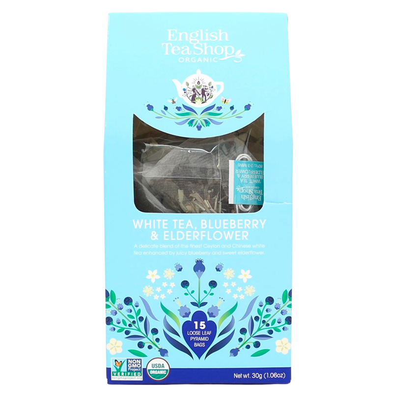 English Tea Shop White Tea, Blueberry & Elderflower Ø (15 stk)