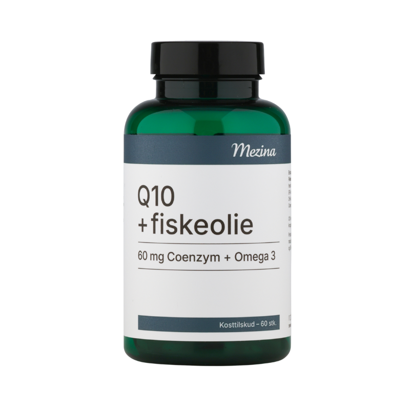 Tilbud Mezina Q10 Fiskeolie (60 kaps) køb billig