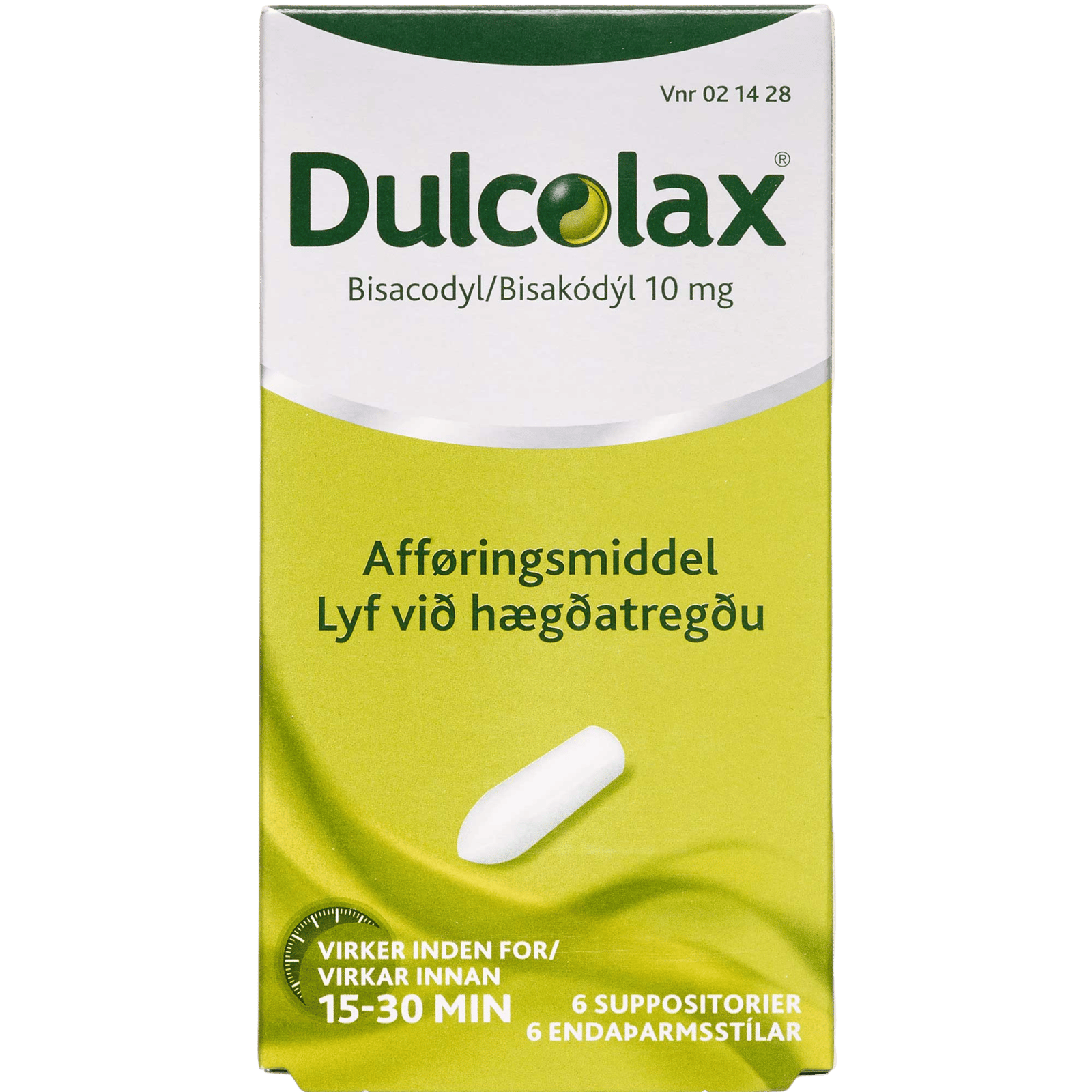 Dulcolax Stikpiller 10 mg (6 stk)