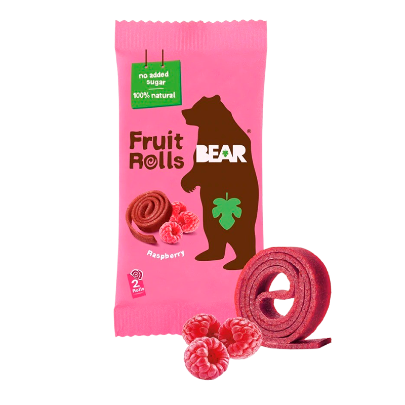 Bear Yoyo Pure Fruit Hindbær (20 g)