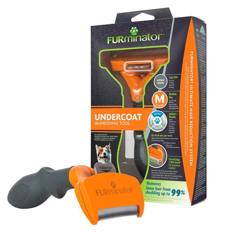 FURminator Deshedding Børste Til Store Hunde Langt Pels (1 stk)