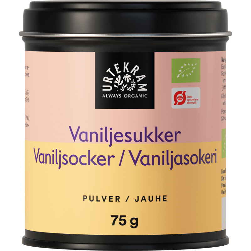 UDSALG Urtekram Vaniljesukker 7 Ø (75 g) køb billig