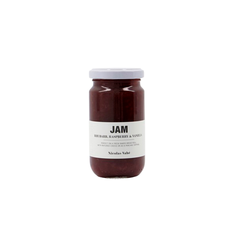 Nicolas Vahé Marmelade, Rhubarb, Raspberry & vanilla (240 g)