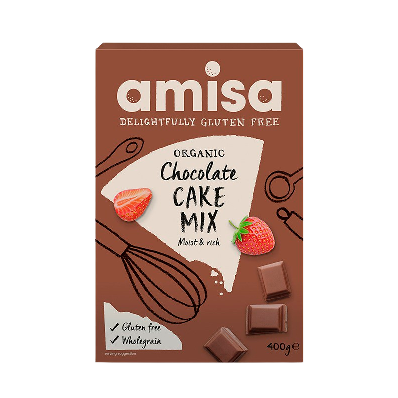 Amisa Glutenfri Chokolade Kage Mix Ø (400 g)