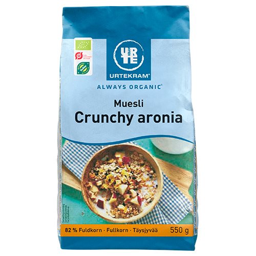 Urtekram Mysli havre crunchy aronia Ø (550 g)