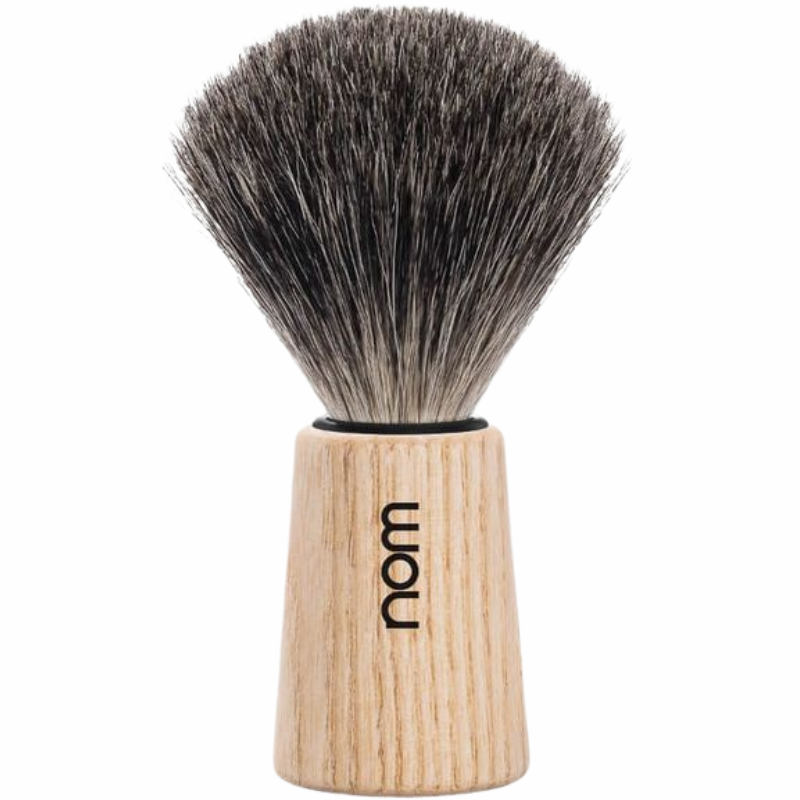Nom Shaving Theo Barberkost Pure Badger Pure Ash (1 stk)