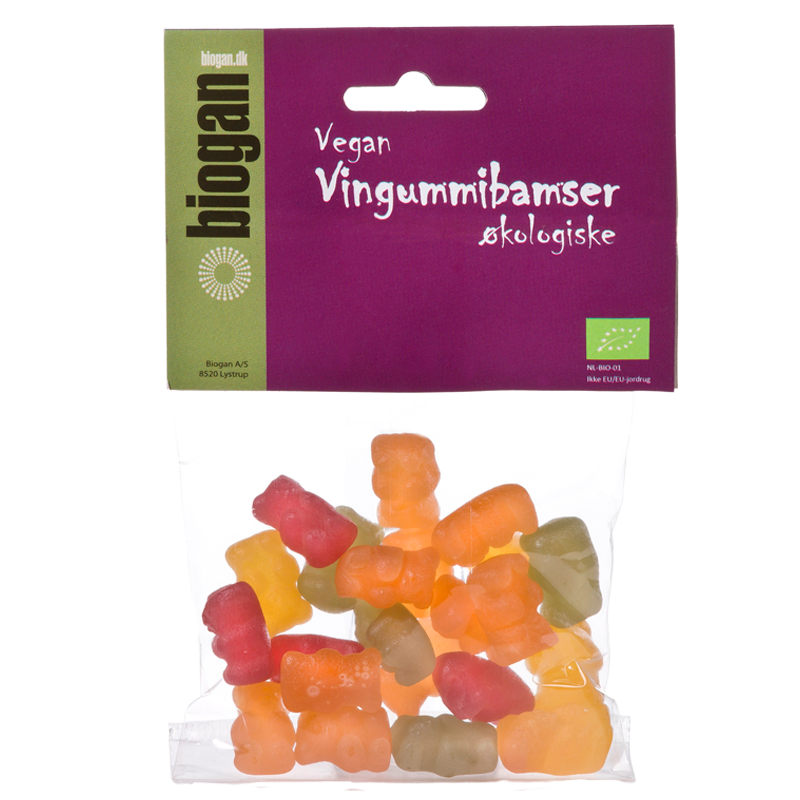 BIogan Vingummibamser gelantinefri Ø - 75 g