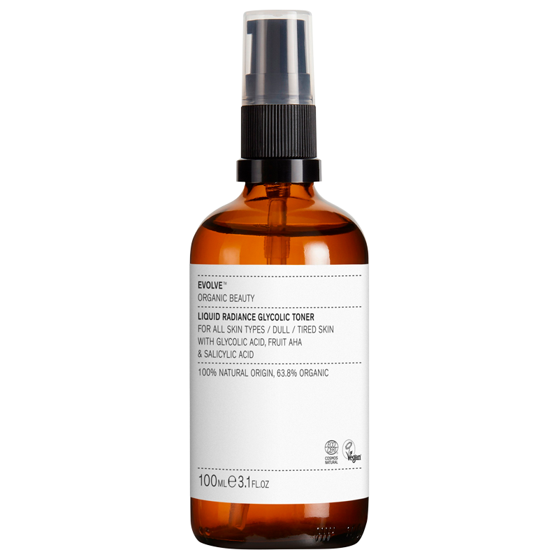 UDSALG Evolve Organic Beauty Liquid Radiance Glycolic Toner (100 ml) køb billig