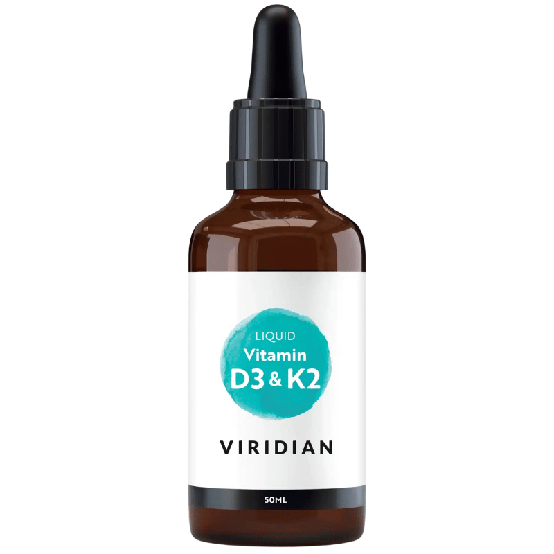 Viridian D3 & K2 Vitamin Flydende (50 ml)