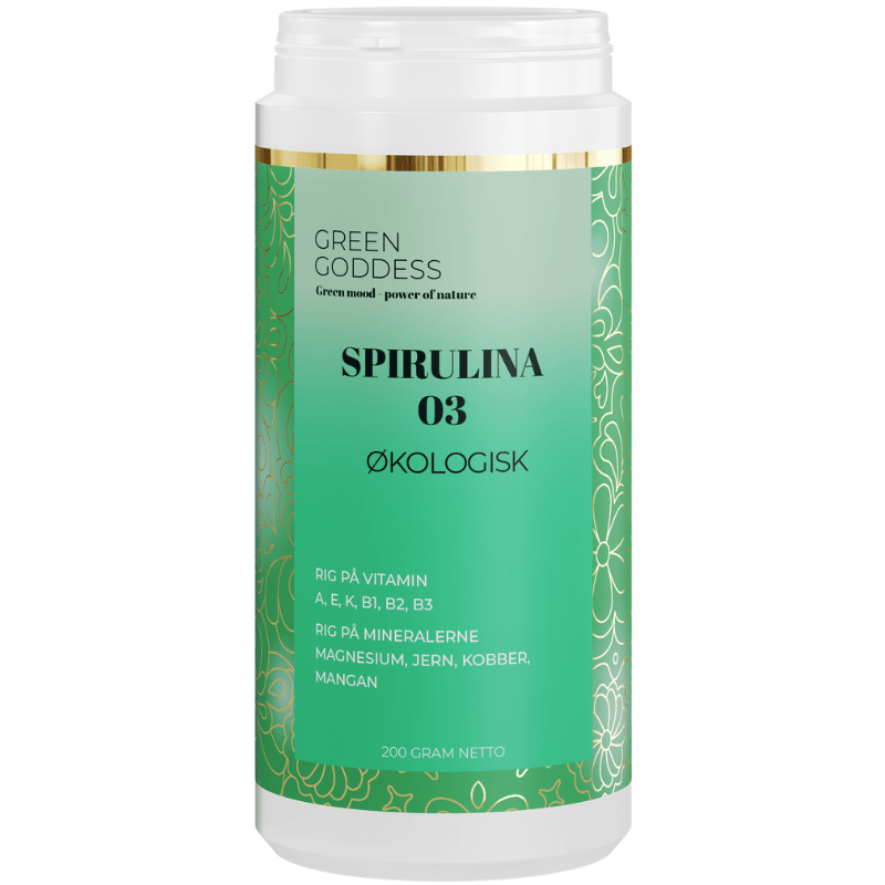 Green Goddess Spirulina 03 Ø - 200 g.