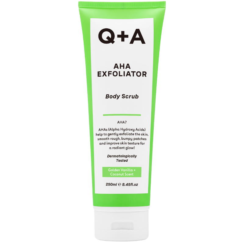 Q+A AHA Exfoliator Body Scrub (250 ml)