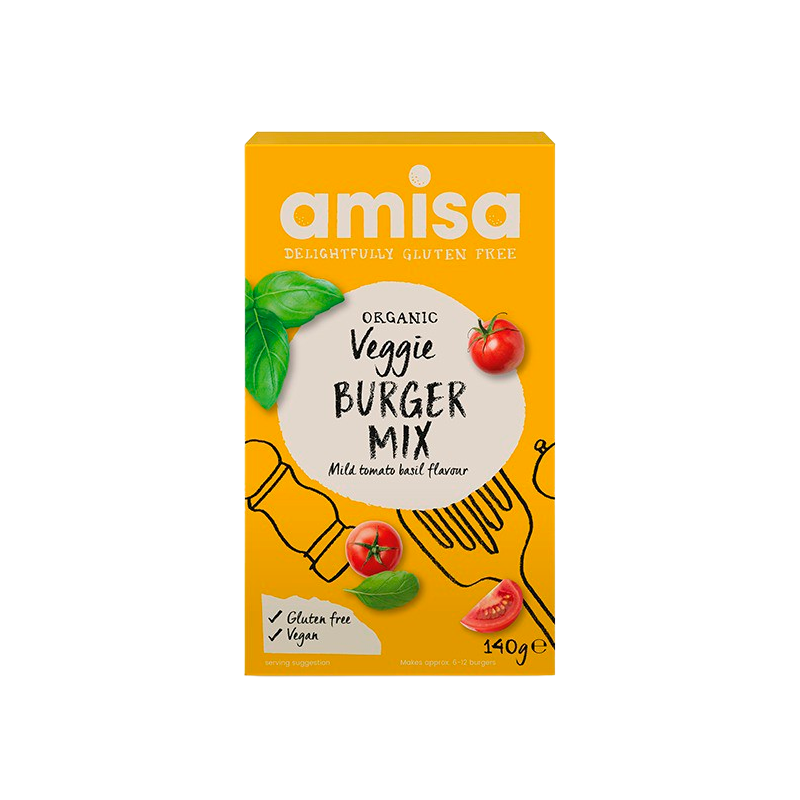 Amisa Glutenfri Burger Mix Tomat & Urter Ø (140 g)