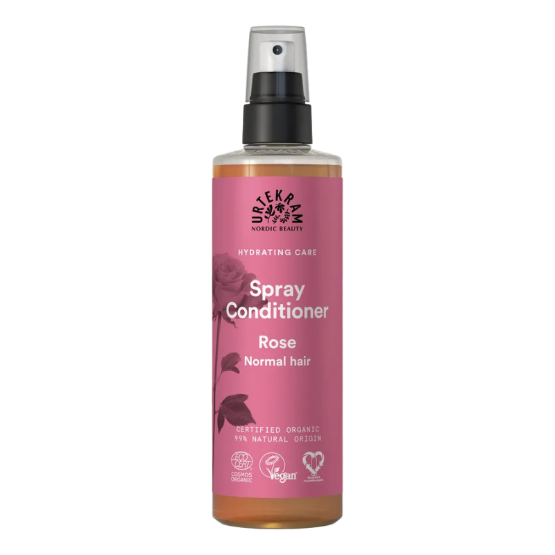 Vintilbud Urtekram Rose Spray Conditioner (250 ml) køb billig