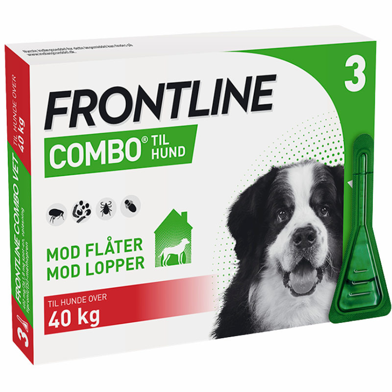 Frontline Combo Vet. Hund 40+ kg 100 + 90 mg/ml (3 x 4,02 ml)