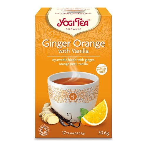 Yogi Tea Ingefær Orange m. Vanilje Ø (17 breve)