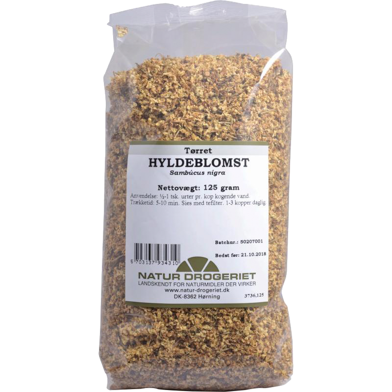Hyldeblomst 125 gr.
