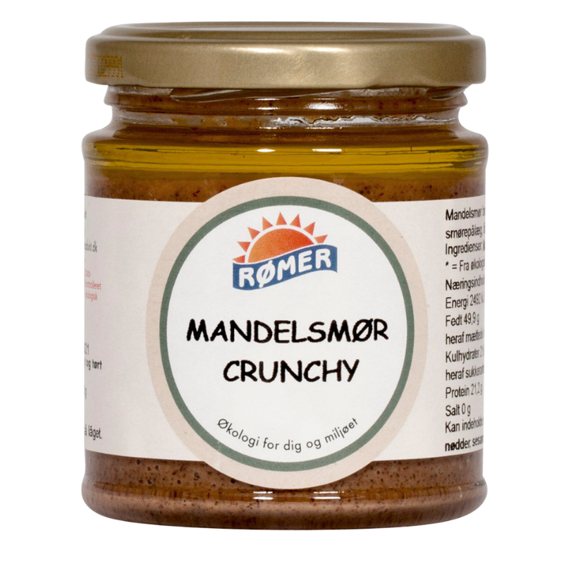 Rømer Mandelsmør Crunchy, Glutenfri Ø (170 gr)