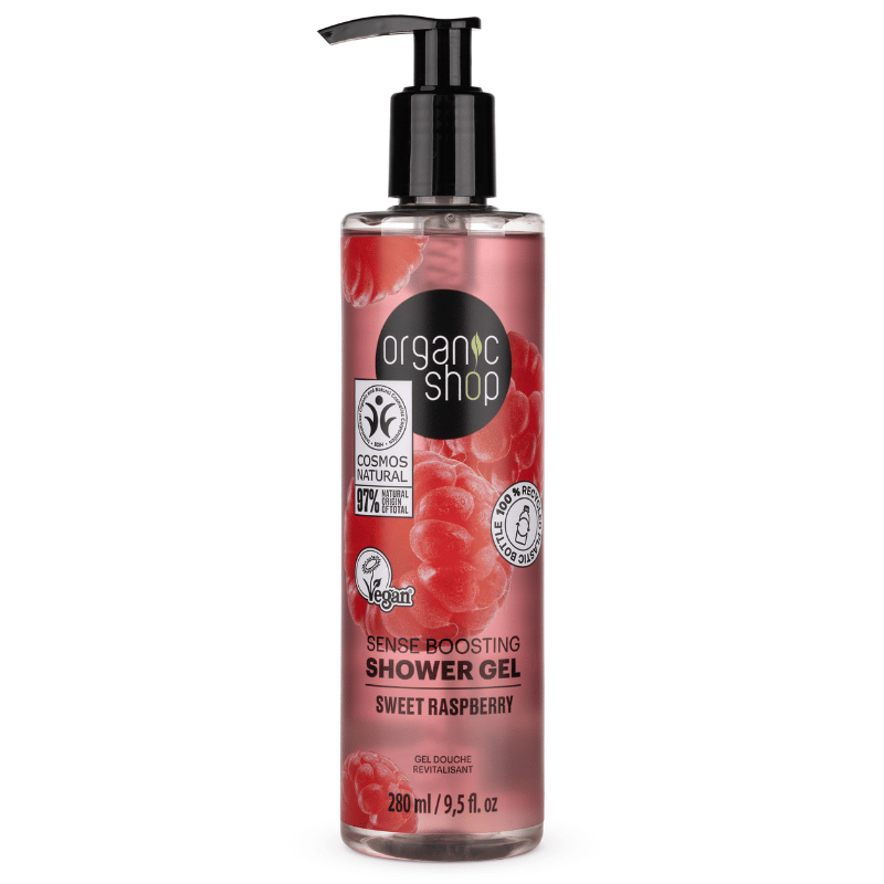 Organic Shop Boosting Shower Gel Sweet Raspberry (280 ml)