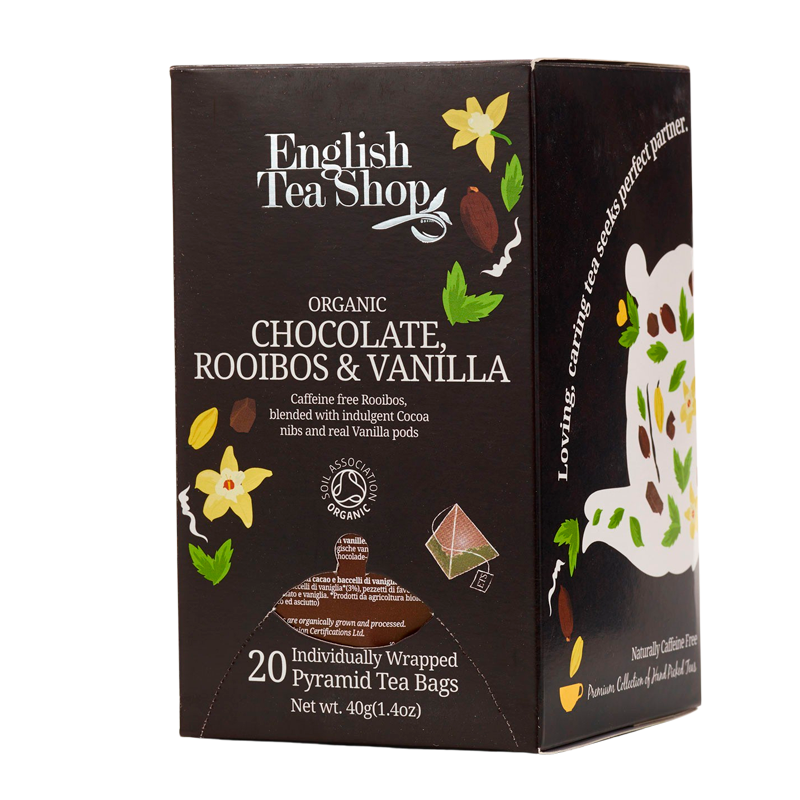 English Tea Shop Chocolate Rooibos & Vanilla Ø (20 stk)