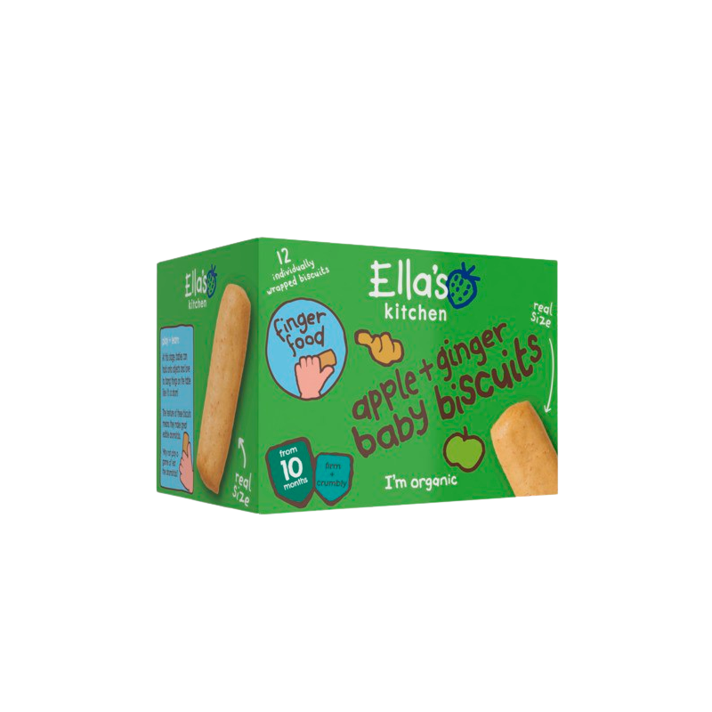 Ella's Kitchen Babykiks Med Æble Og Ingefær (12x9 g)