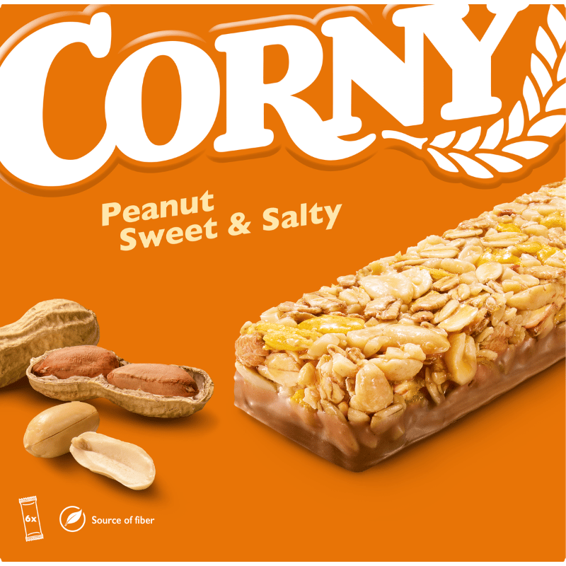 Corny Peanut Sweet & Salty (6x25 g)