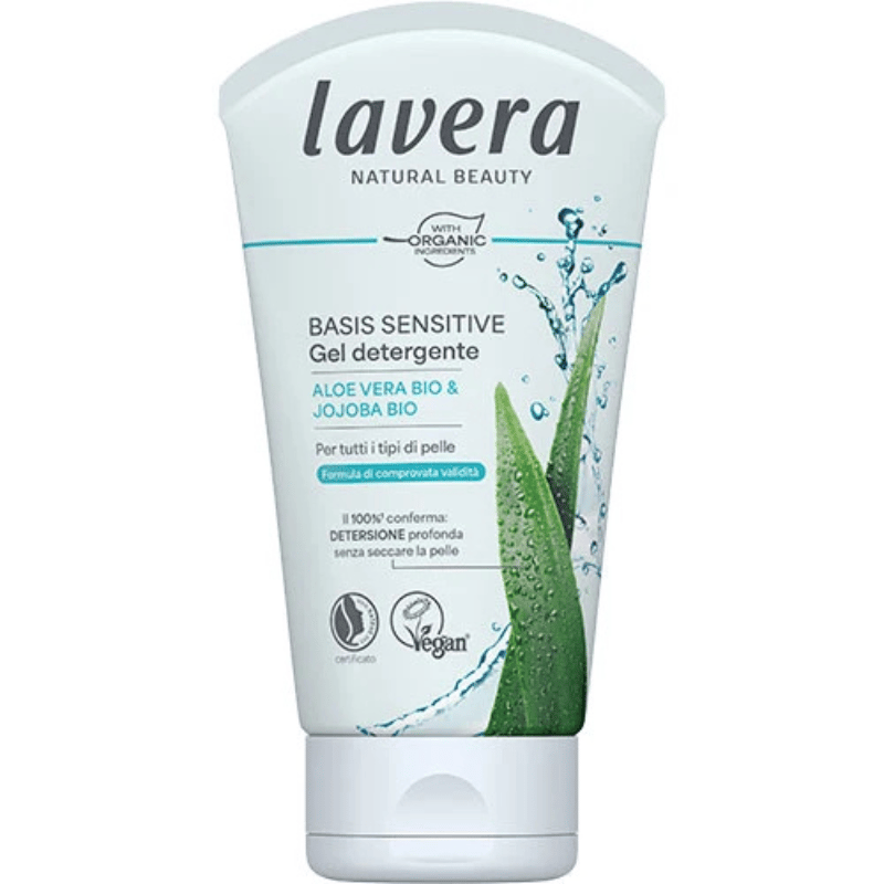 Lavera Basis Rense Gel - Aloe vera og Jojoba (125 ml)