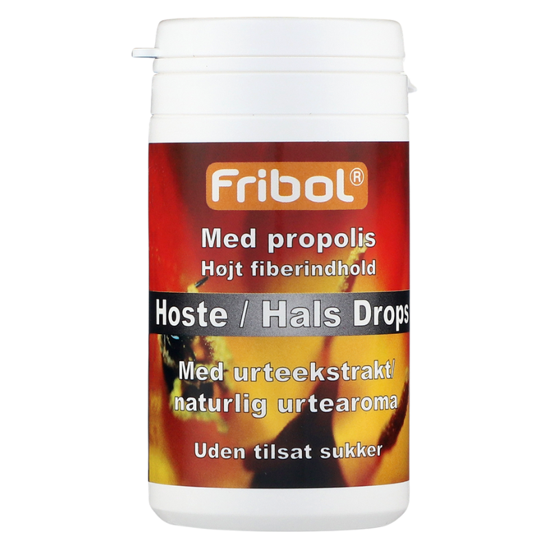 Tilbud Fribol Hoste Hals Drops Propolis (60 g) køb billig