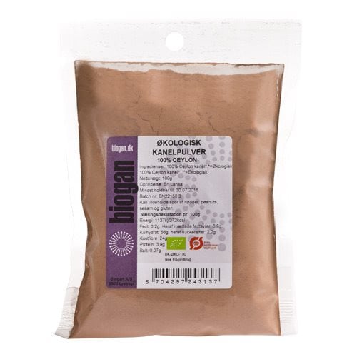 Biogan Kanelpulver 100% Ceylon Ø (100 g)