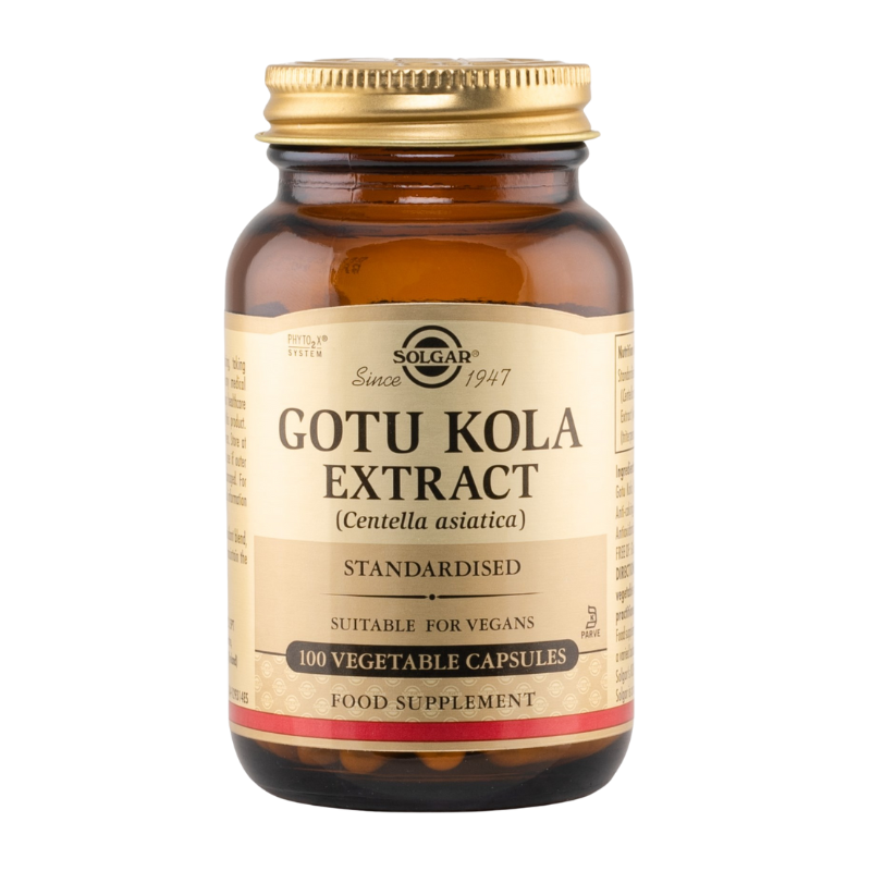 Tilbud Solgar Gotu Kola 100 mg (100 kaps) køb billig