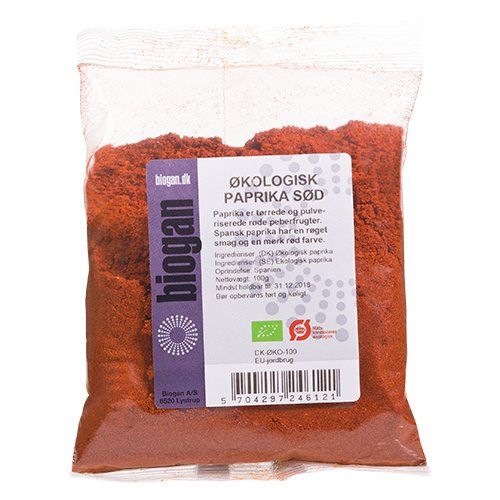 Paprika sød Ø (100 g)