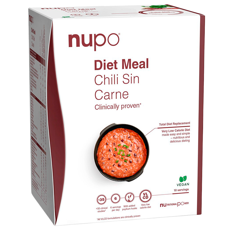 Tilbud Nupo Diet Chili Sin Carne (10x34 g) køb billig