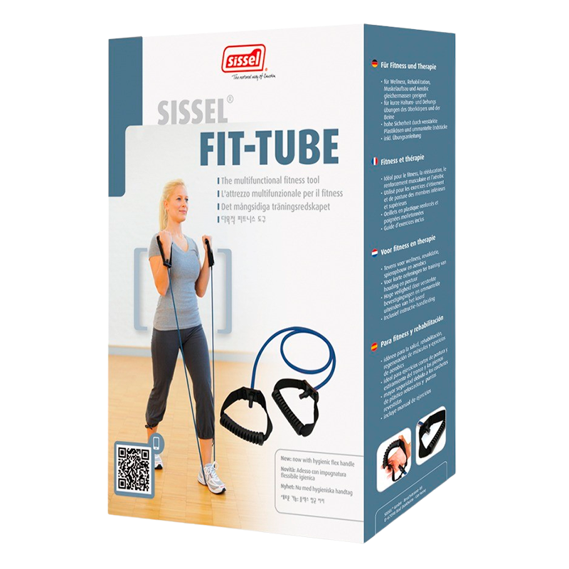 Sissel Fit-Tube (Træningstubing)-Middel-Rød
