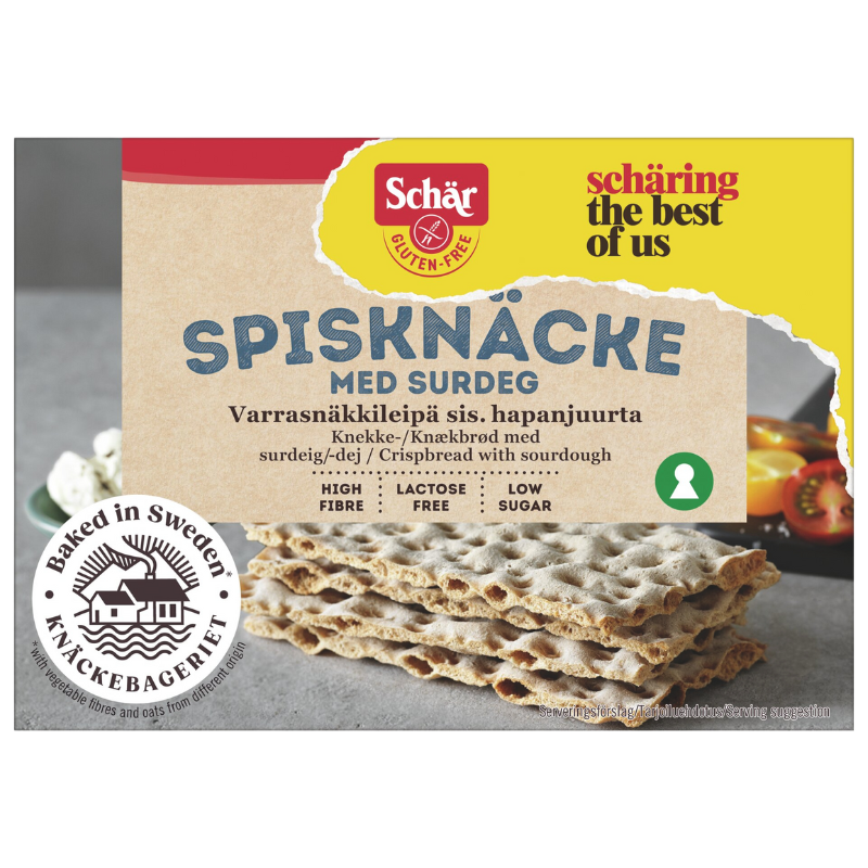 Schär Knækbrød Surdej Glutenfri (130 g)