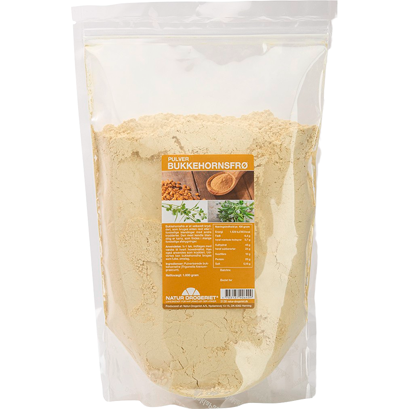 Natur Drogeriet Bukkehornsfrø Pulver (1000 gr)